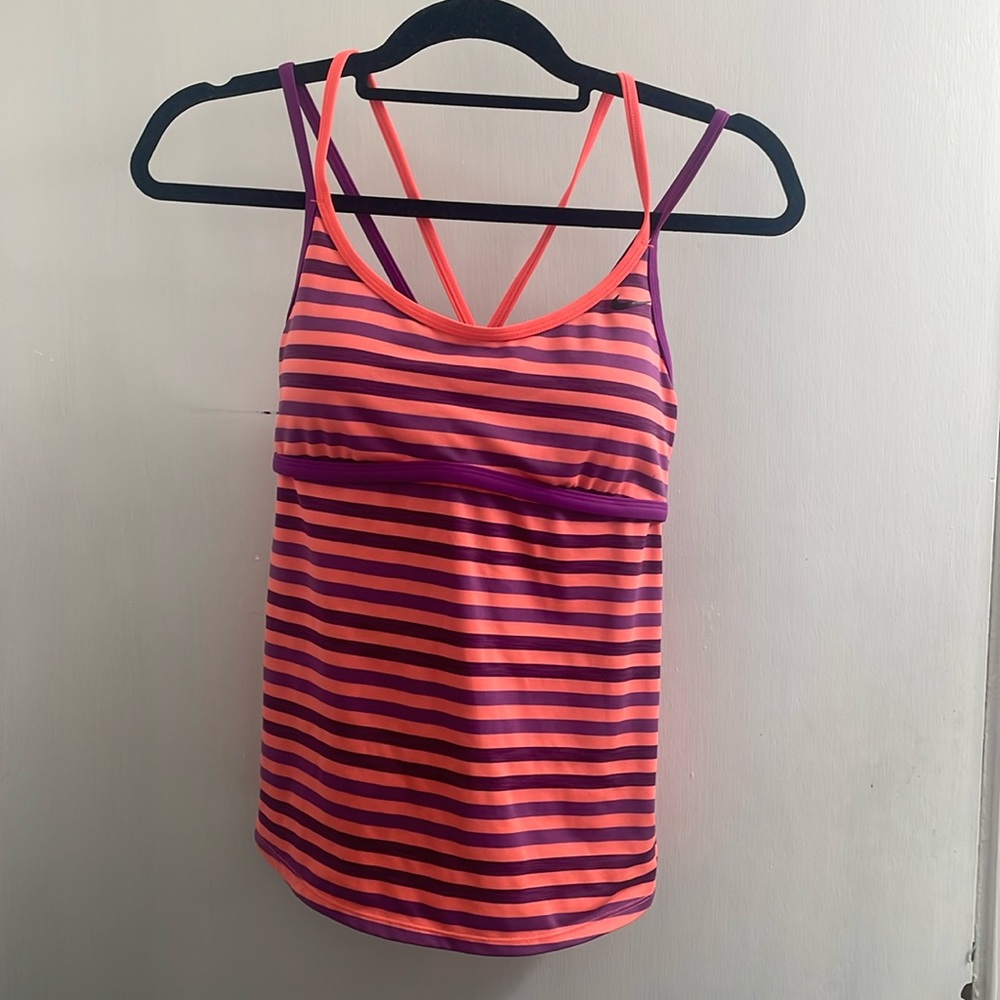 Nike spaghetti strap sport top size large